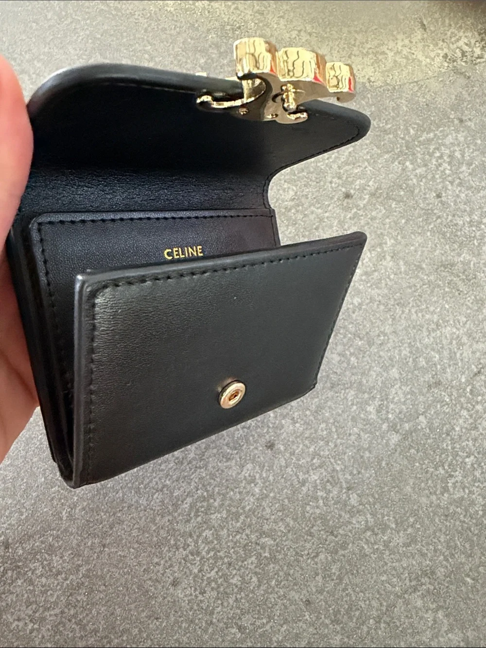 Celine compact wallet